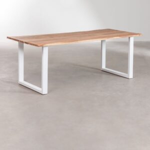 Vandana Amber Spirit Rectangular dining table in Sami acacia wood