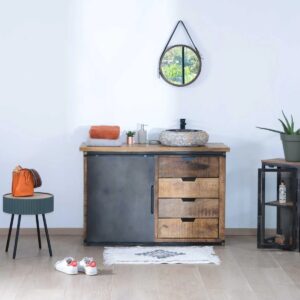 Vandana Royal Tone Bathroom cabinet with sliding door Character