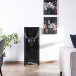 Vandana Royal Flow storage unit with embossed bull's head front Crazy
