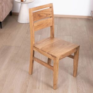 Vandana Urban Living Set of 2 dining chairs in solid acacia Conoa