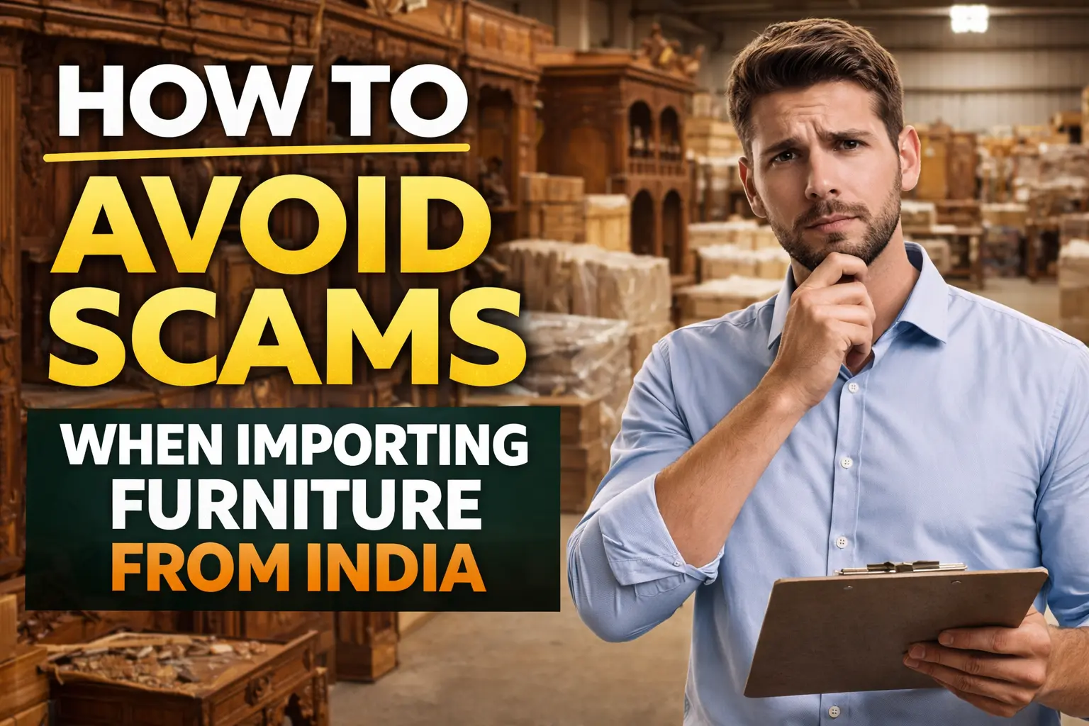 How Can You Avoid Scams When Importing Furniture from India?