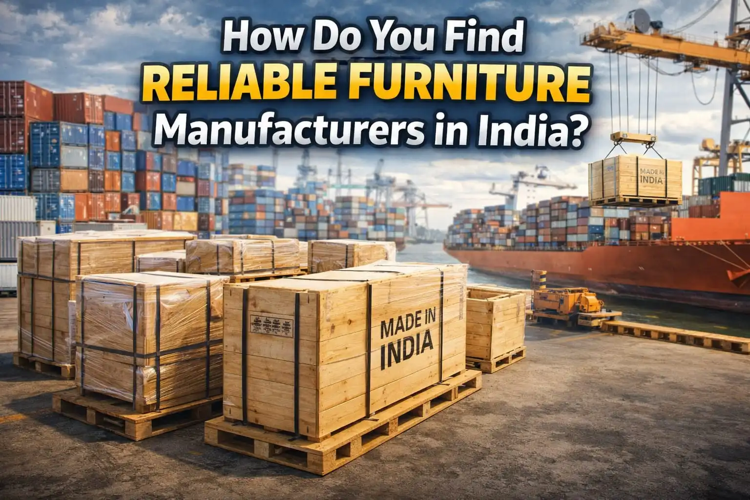 How Do You Find Reliable Furniture Manufacturers in India