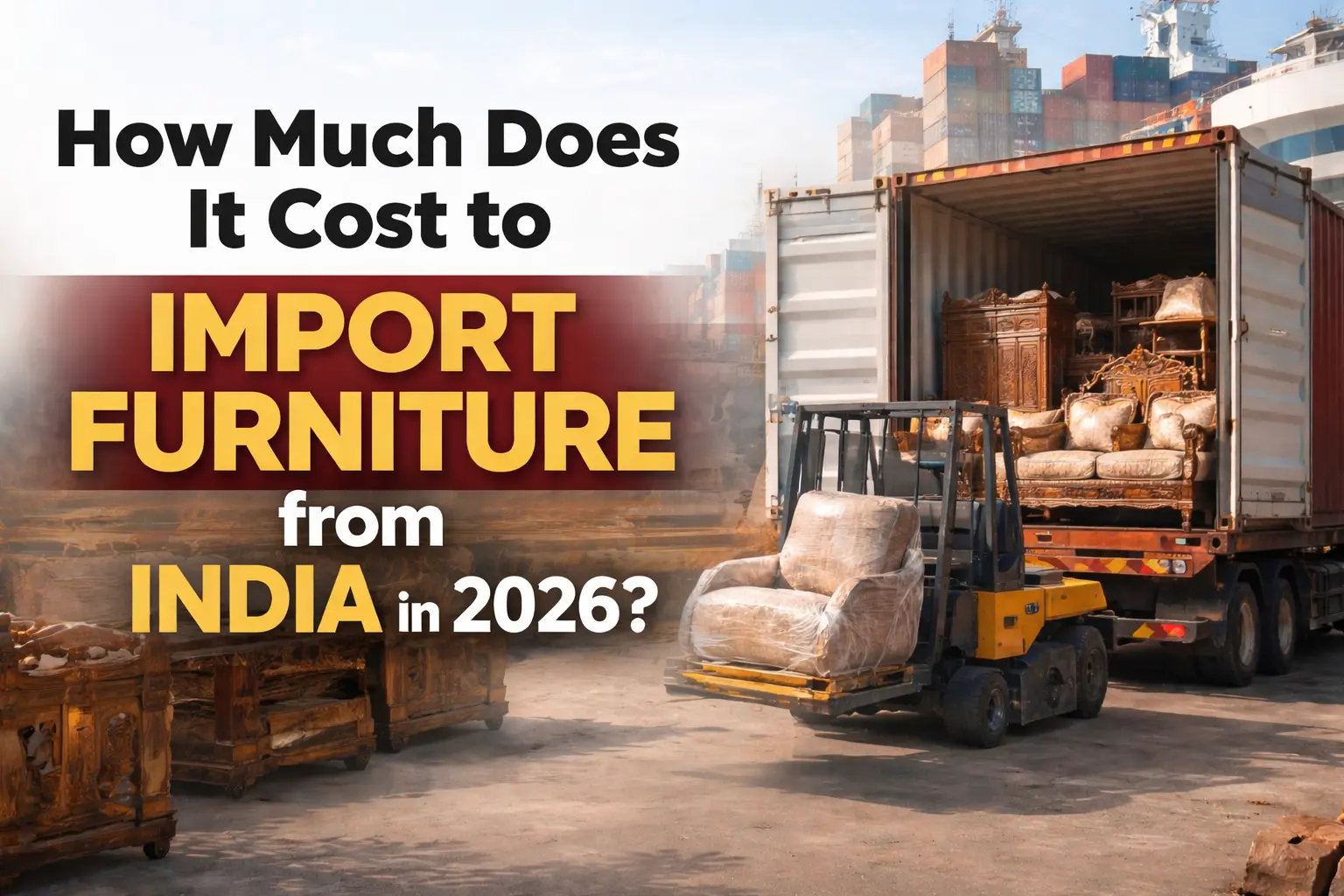 How Much Does It Cost to Import Furniture from India in 2026