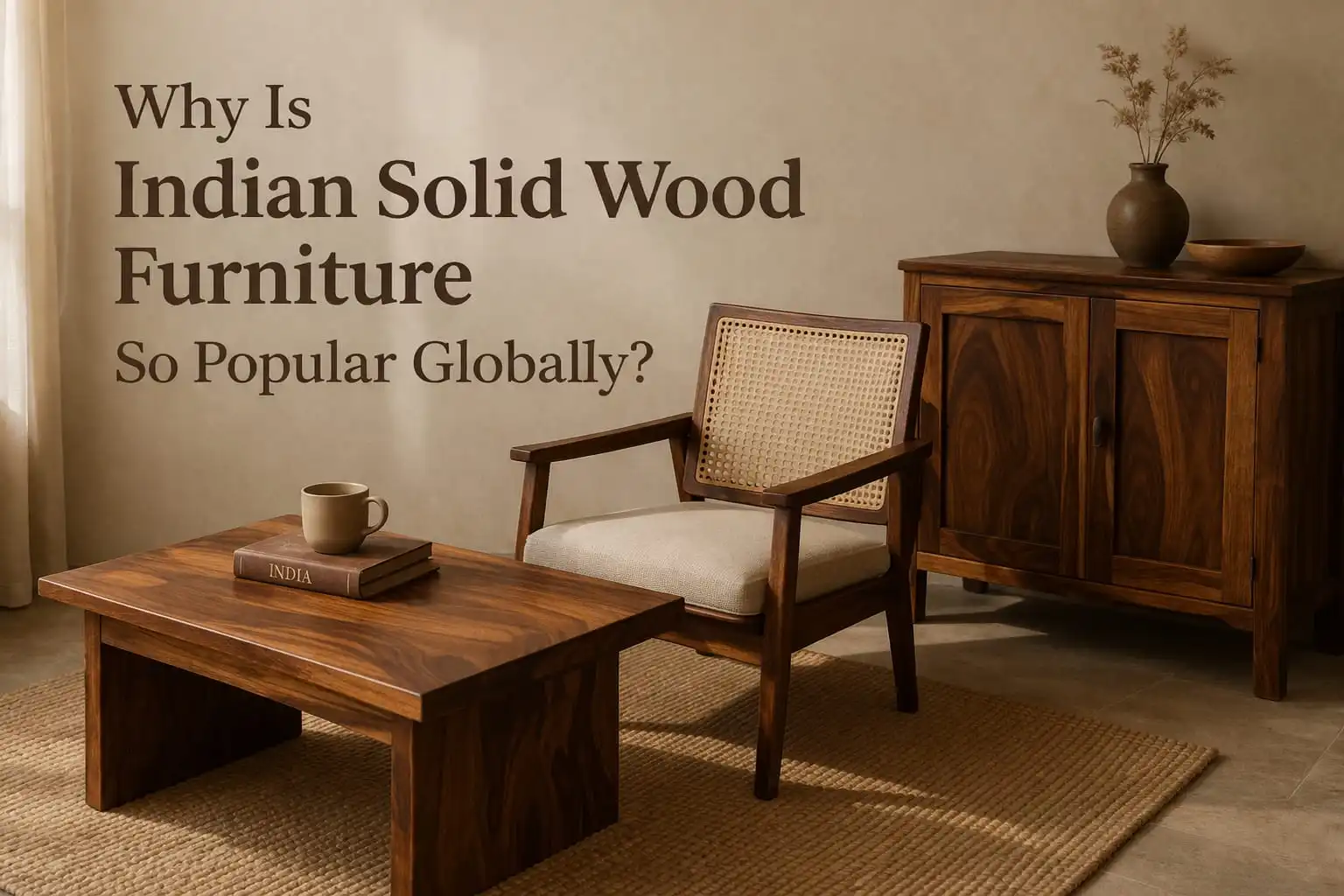 Why Is Indian Solid Wood Furniture So Popular Globally?