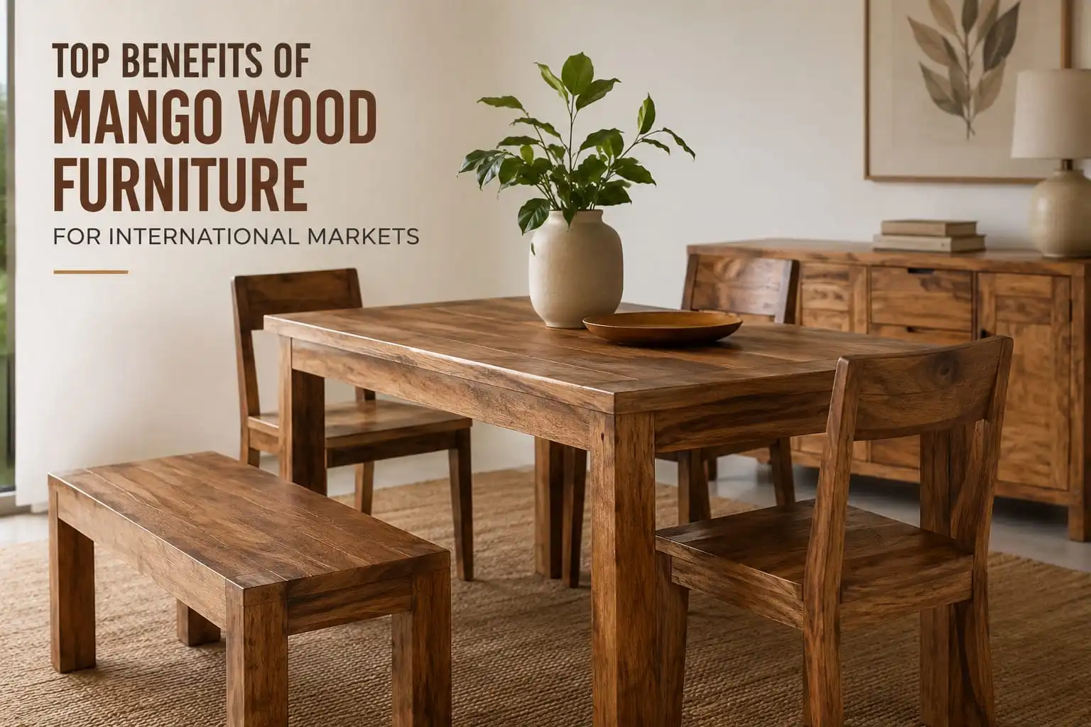 Top Benefits of Mango Wood Furniture for International Markets