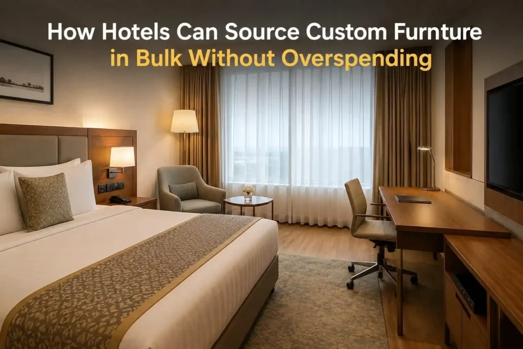How Hotels Can Source Custom Furniture in Bulk Without Overspending