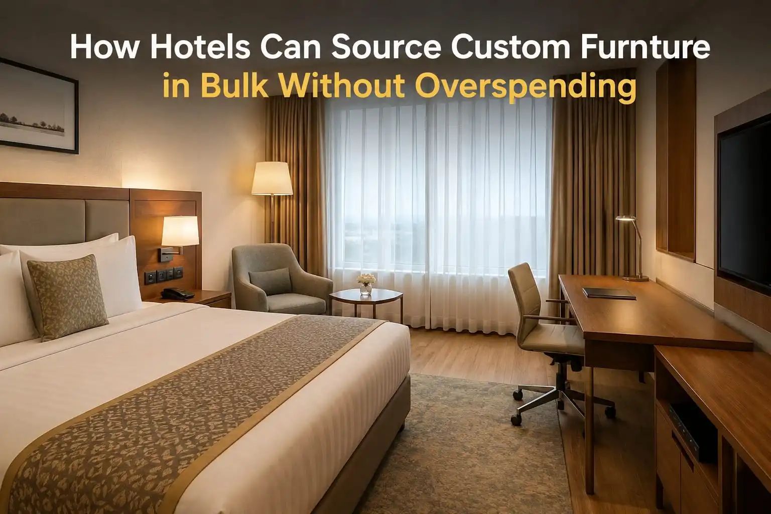 How Hotels Can Source Custom Furniture in Bulk Without Overspending