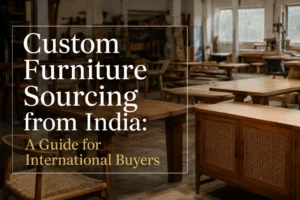 Custom Furniture Sourcing from India International Buyers