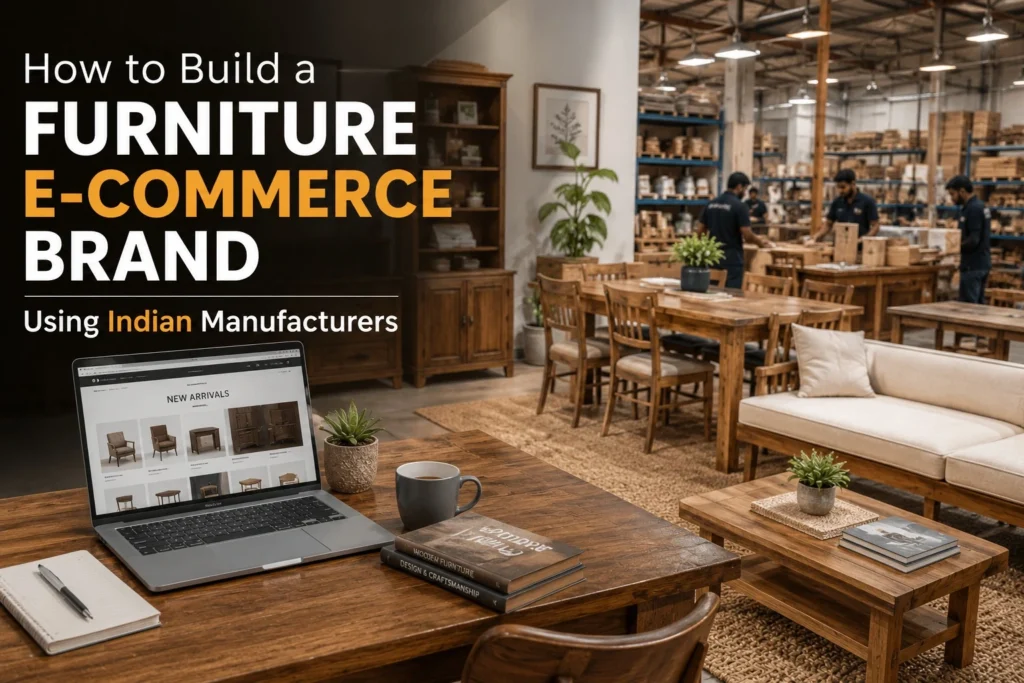 How to Build a Furniture E-Commerce Brand Using Indian Manufacturers