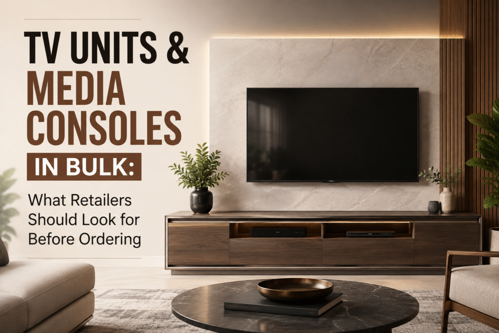 TV Units & Media Consoles in Bulk