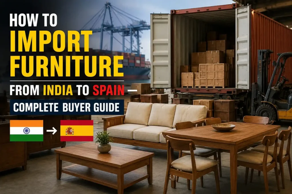 How to Import Furniture from India to Spain — Complete Buyer Guide