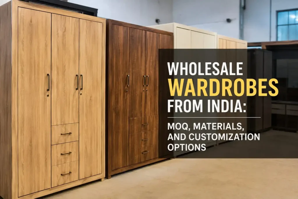 Wholesale Wardrobes from India MOQ, Materials, and Customization Options