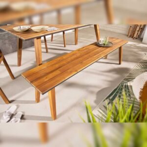 Vandana Urban Value garden bench BALI 180cm acacia wood weatherproof garden bench outdoor