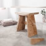 Vandana Classic Vision stool ZEN 40cm teak side table